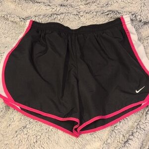 Girls XL Nike Black and Pink Athletic Shorts